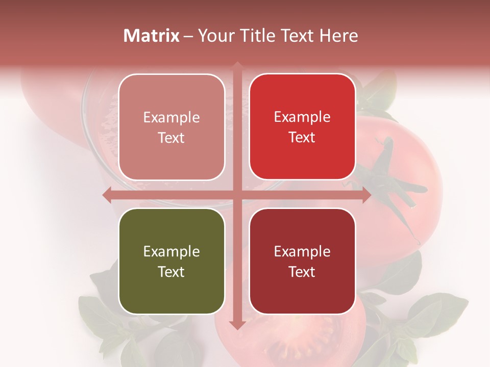 Basil Glassware Juicy PowerPoint Template