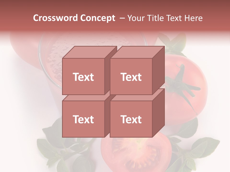 Basil Glassware Juicy PowerPoint Template