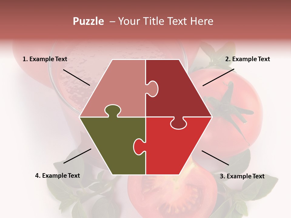 Basil Glassware Juicy PowerPoint Template