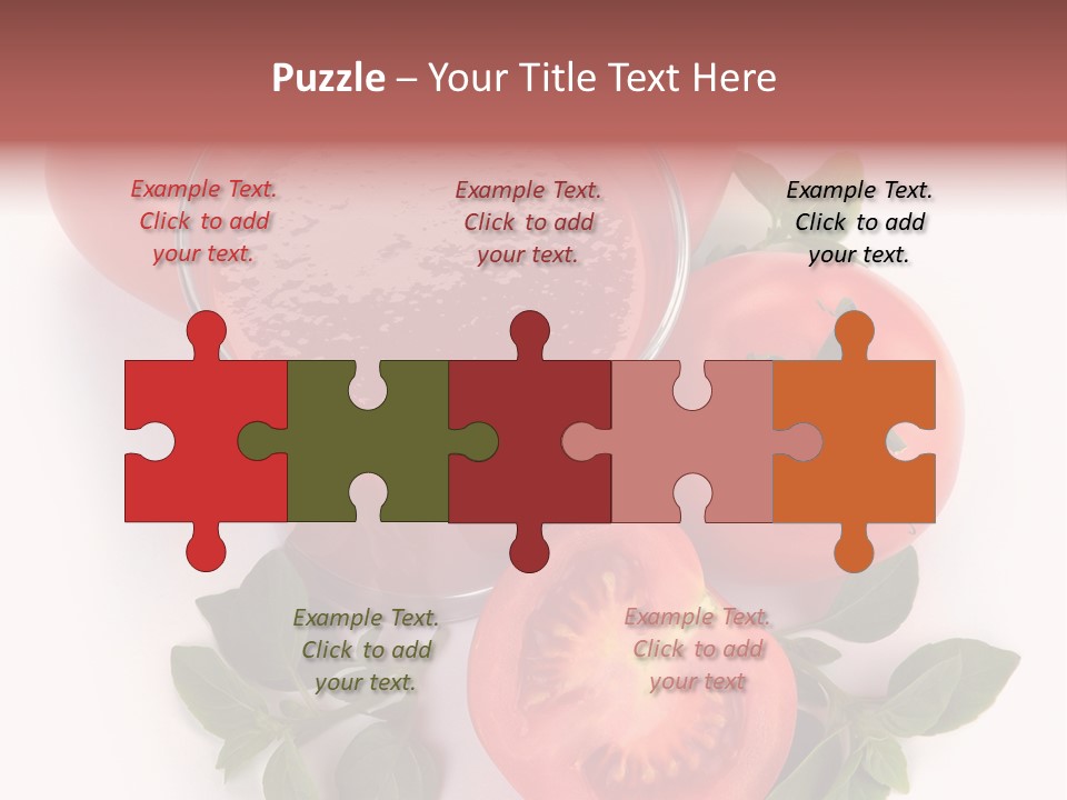 Basil Glassware Juicy PowerPoint Template