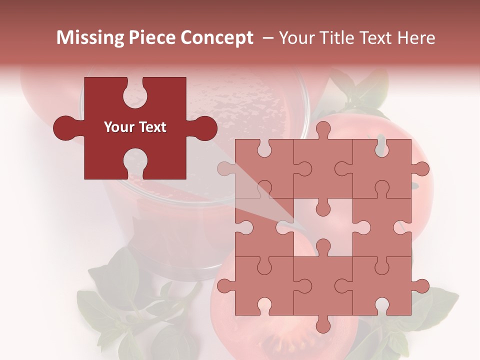 Basil Glassware Juicy PowerPoint Template