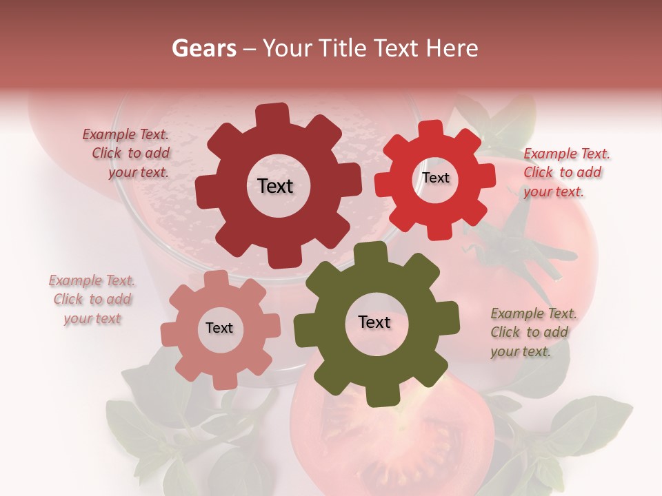 Basil Glassware Juicy PowerPoint Template