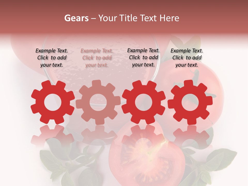 Basil Glassware Juicy PowerPoint Template