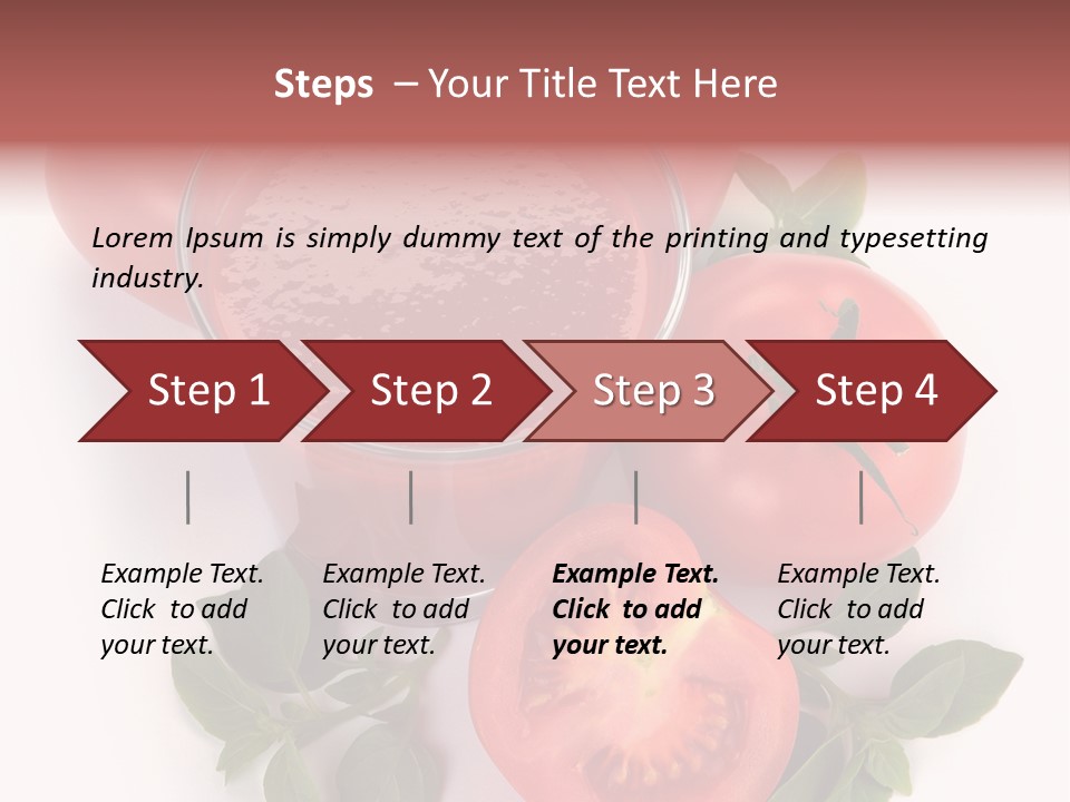 Basil Glassware Juicy PowerPoint Template