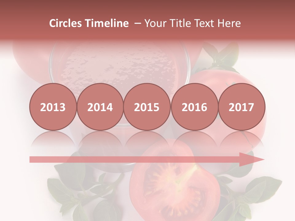 Basil Glassware Juicy PowerPoint Template