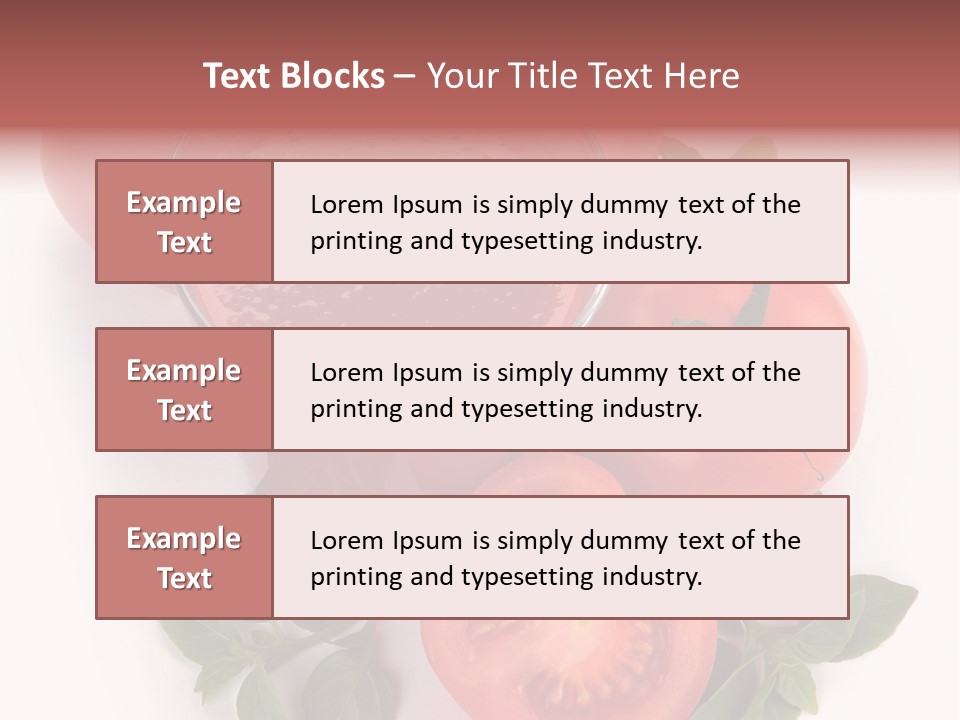 Basil Glassware Juicy PowerPoint Template