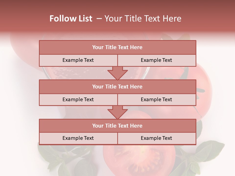 Basil Glassware Juicy PowerPoint Template