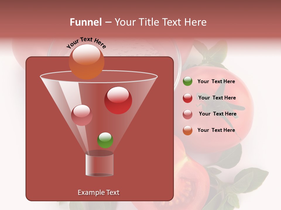 Basil Glassware Juicy PowerPoint Template
