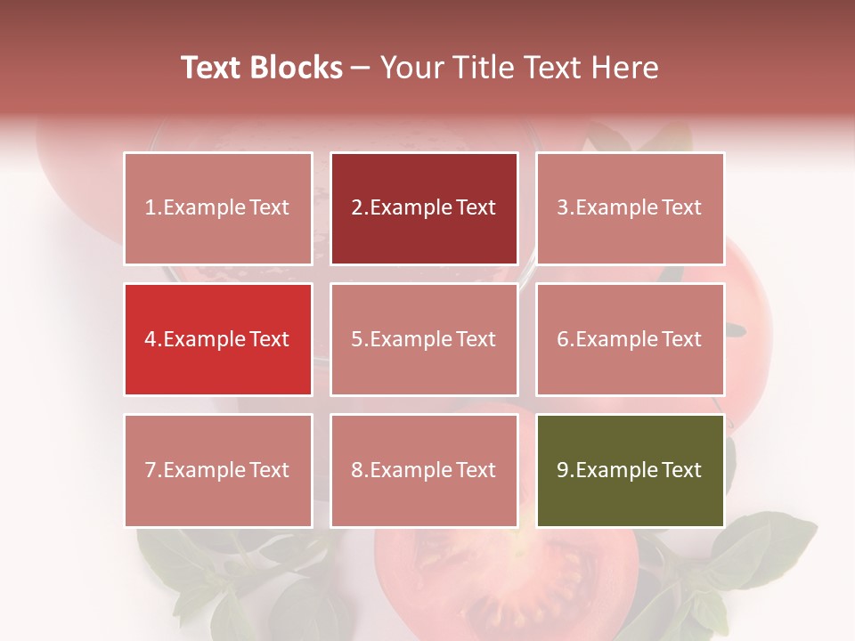 Basil Glassware Juicy PowerPoint Template