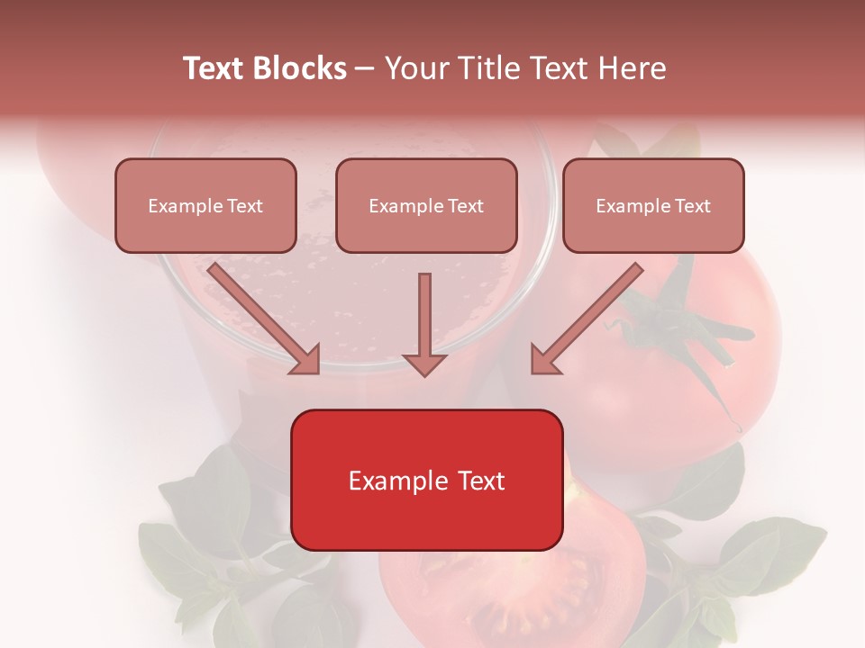 Basil Glassware Juicy PowerPoint Template