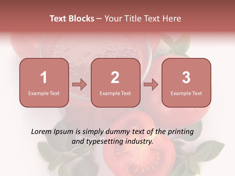 Basil Glassware Juicy PowerPoint Template