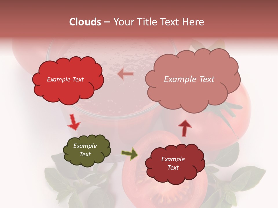 Basil Glassware Juicy PowerPoint Template