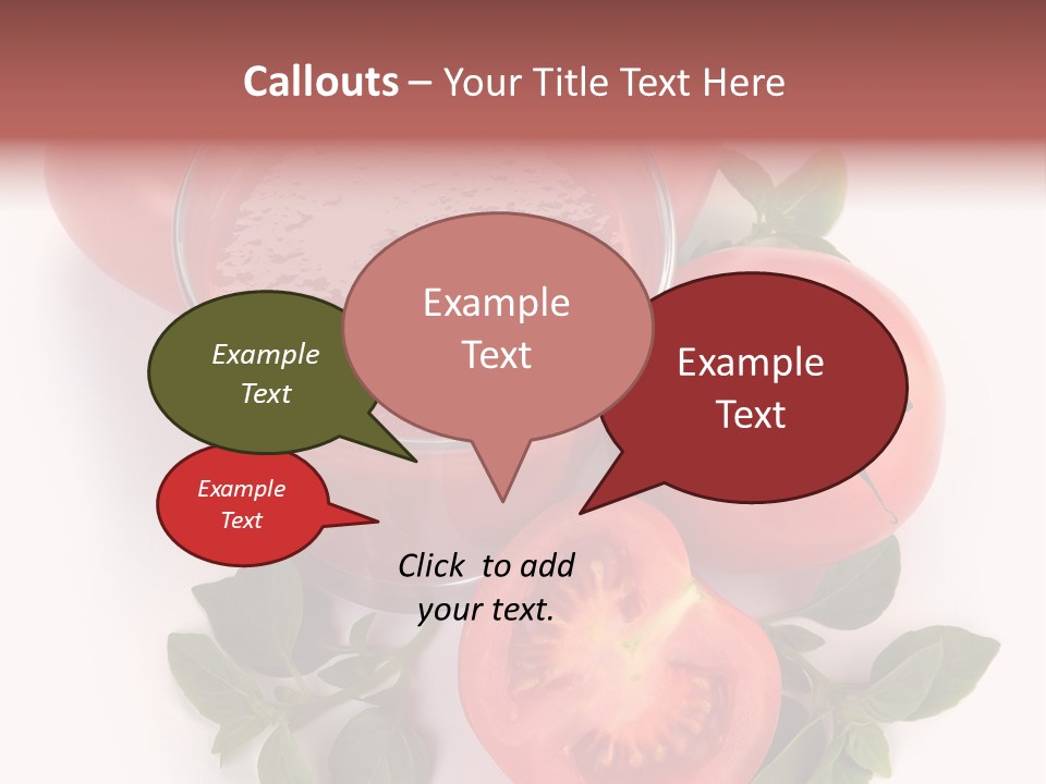 Basil Glassware Juicy PowerPoint Template