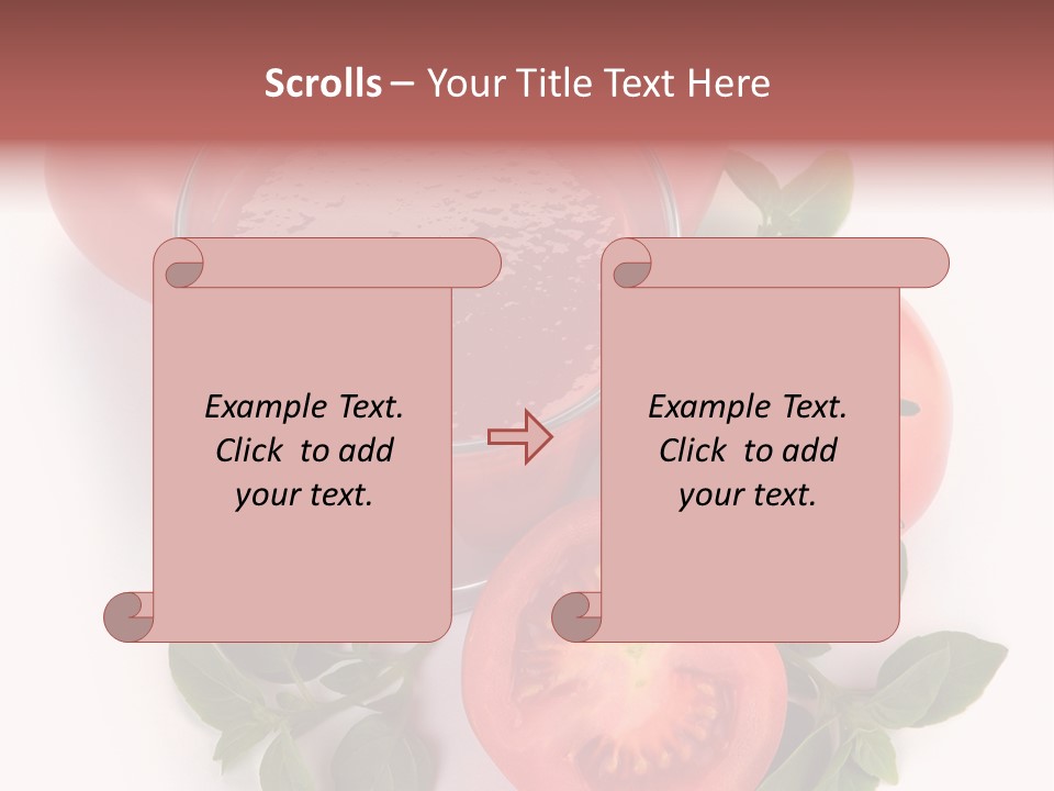 Basil Glassware Juicy PowerPoint Template