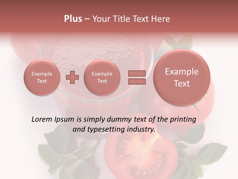 Basil Glassware Juicy PowerPoint Template