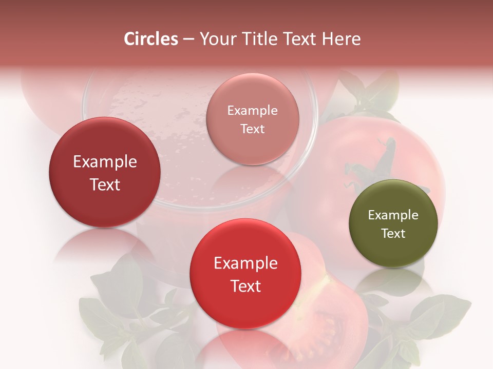 Basil Glassware Juicy PowerPoint Template