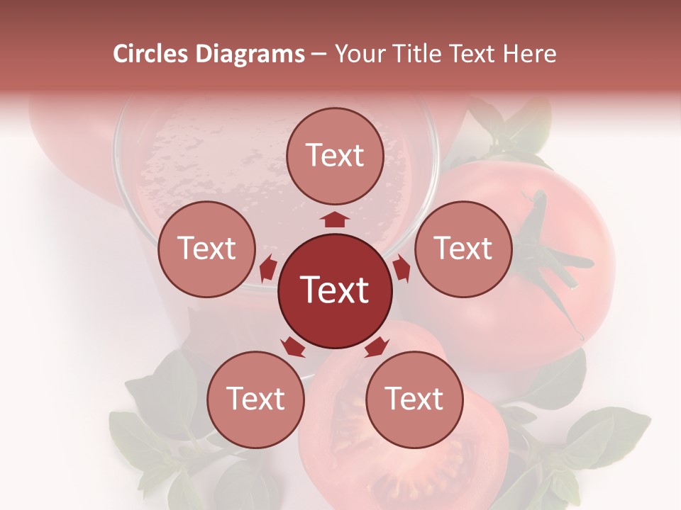 Basil Glassware Juicy PowerPoint Template