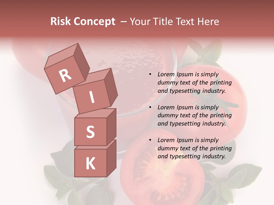 Basil Glassware Juicy PowerPoint Template