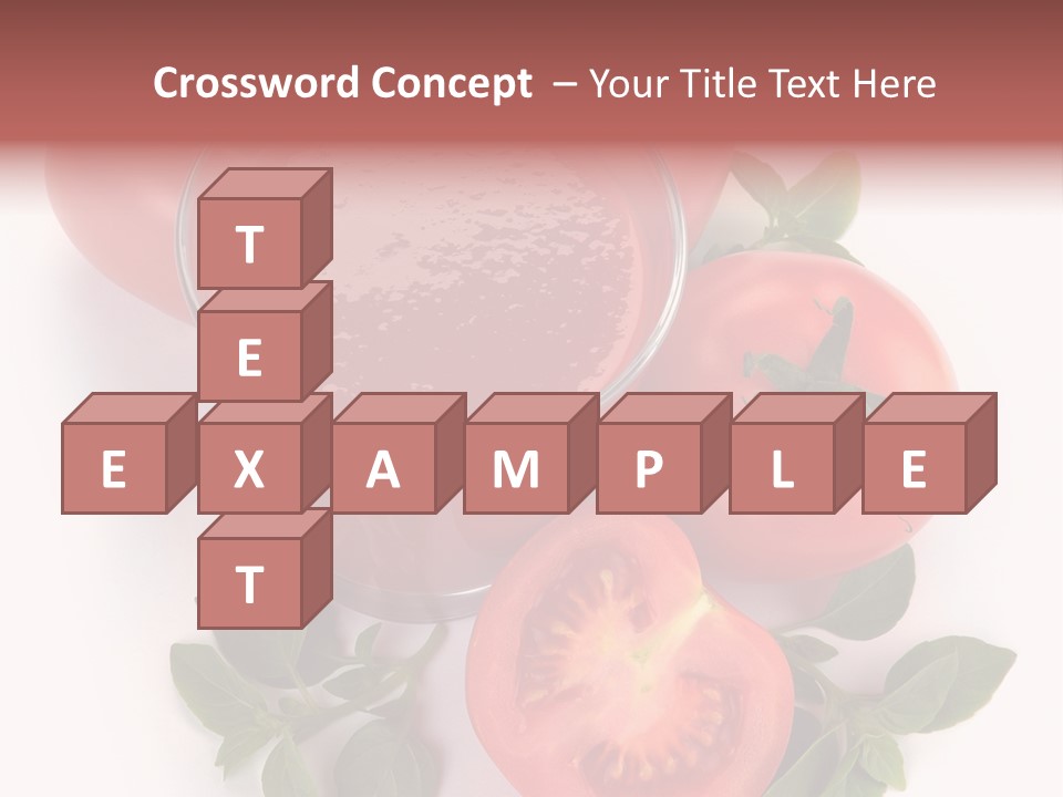 Basil Glassware Juicy PowerPoint Template