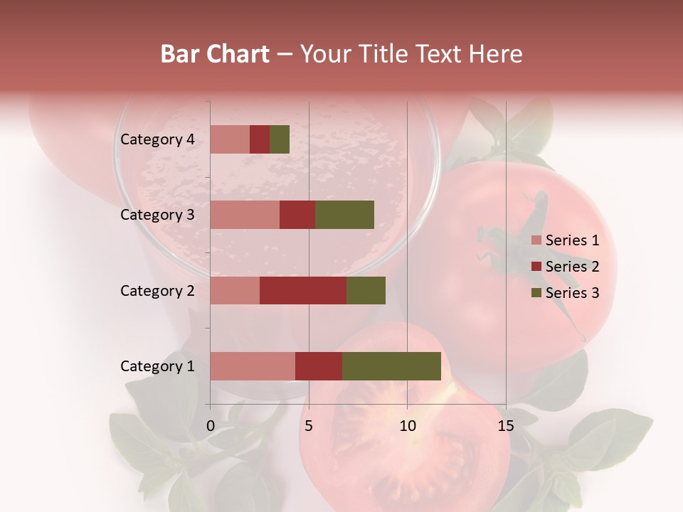 Basil Glassware Juicy PowerPoint Template