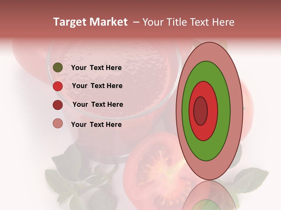 Basil Glassware Juicy PowerPoint Template