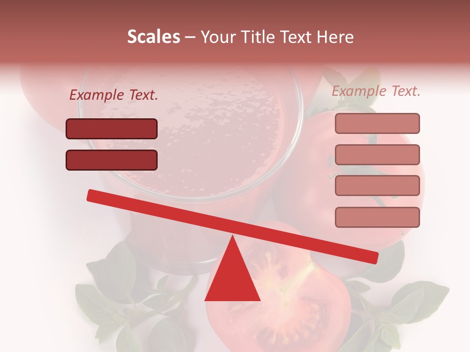 Basil Glassware Juicy PowerPoint Template