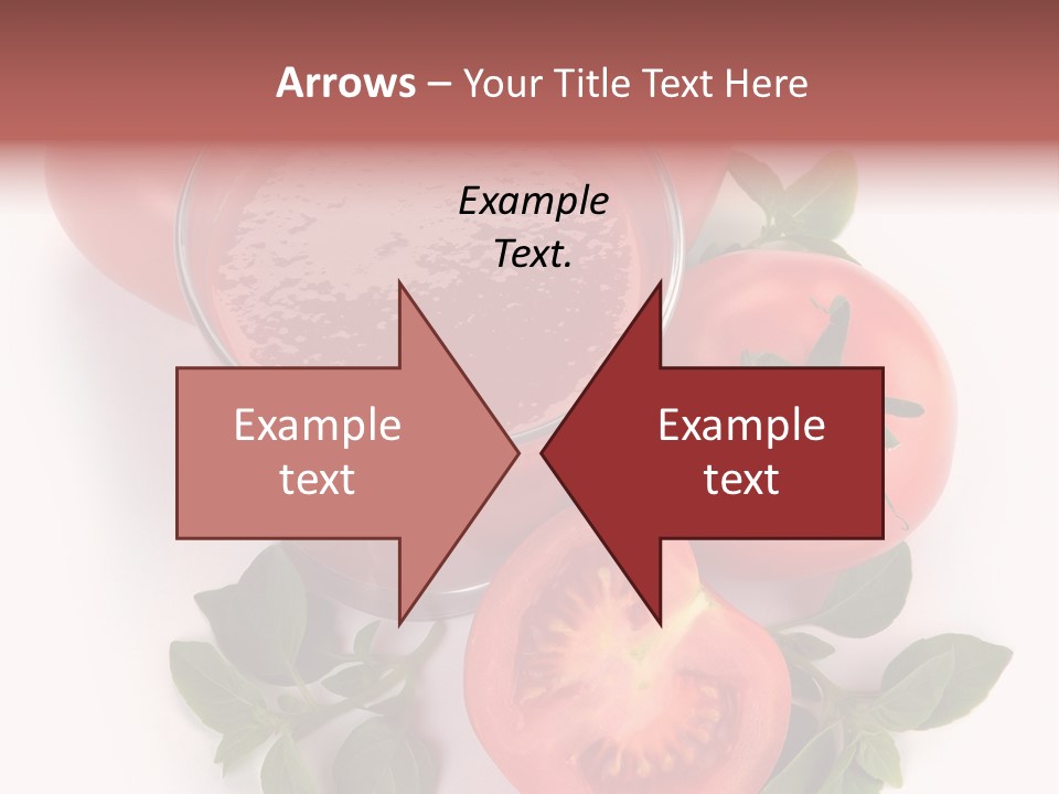 Basil Glassware Juicy PowerPoint Template