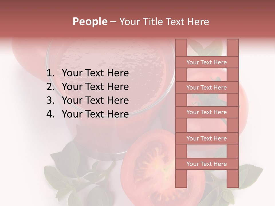 Basil Glassware Juicy PowerPoint Template