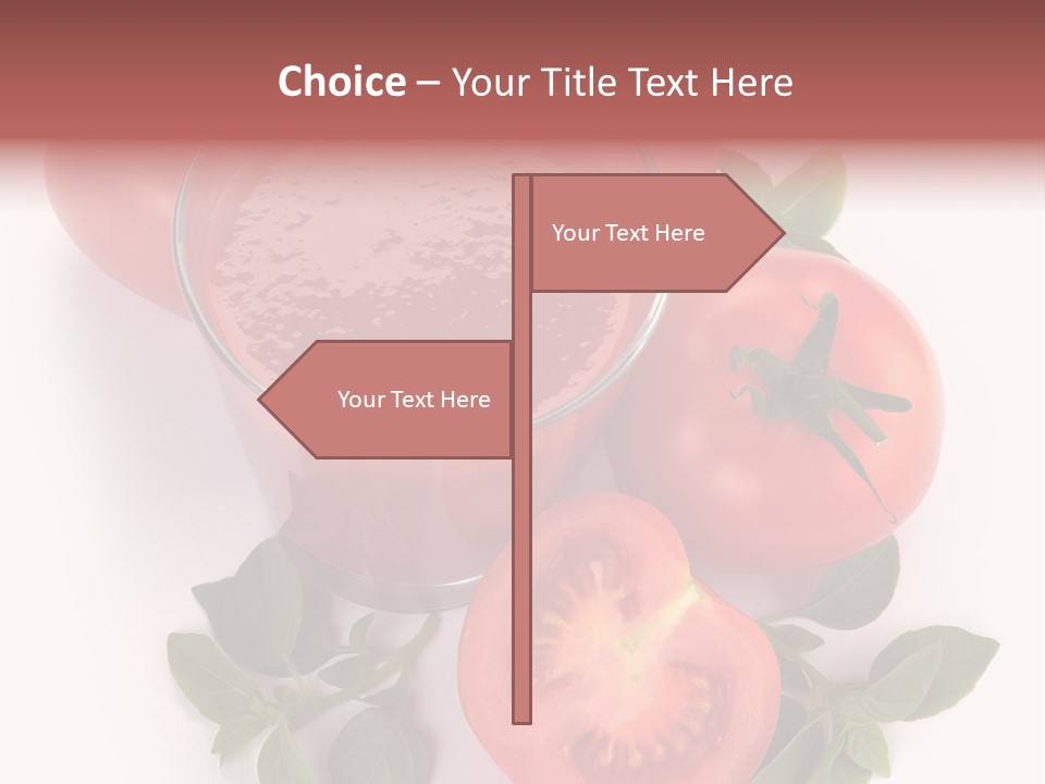 Basil Glassware Juicy PowerPoint Template
