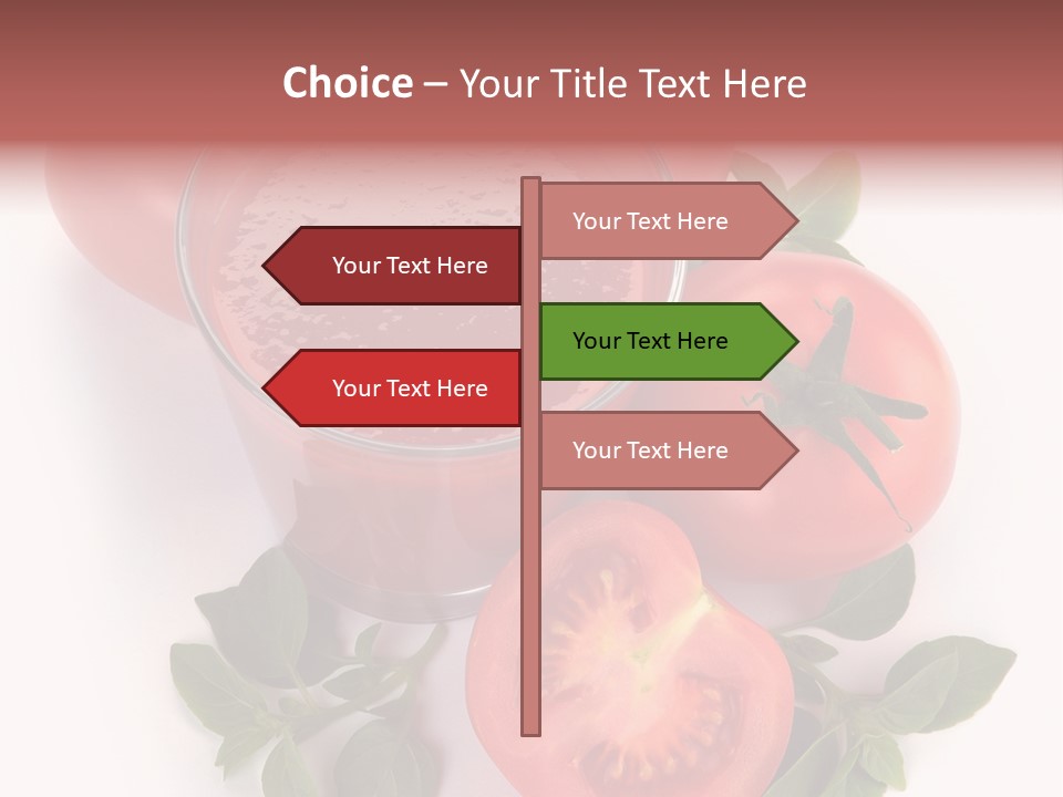 Basil Glassware Juicy PowerPoint Template