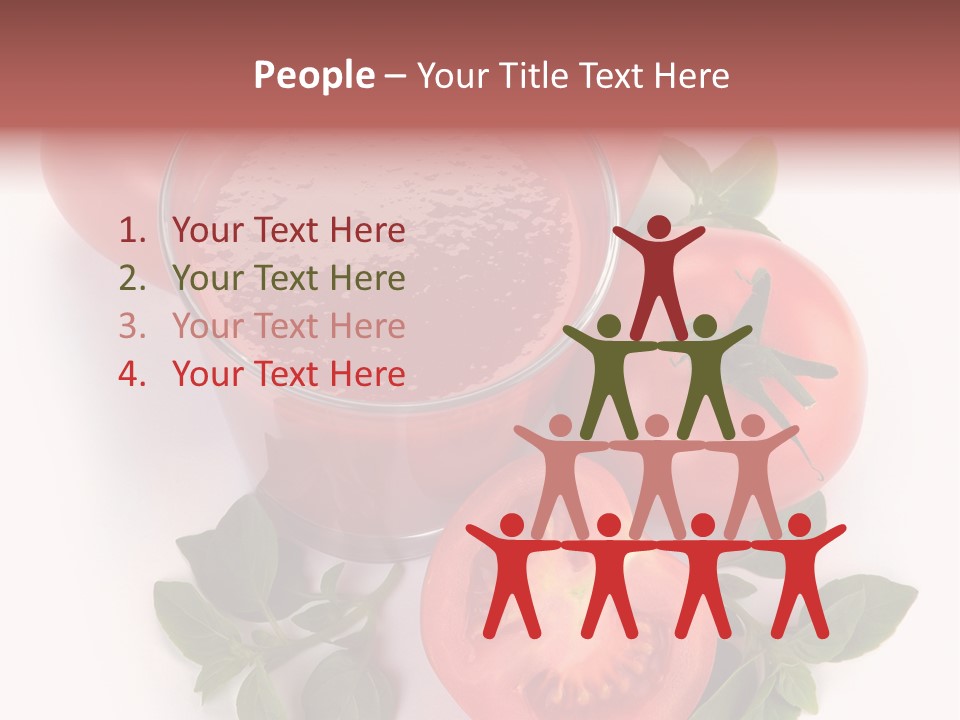 Basil Glassware Juicy PowerPoint Template