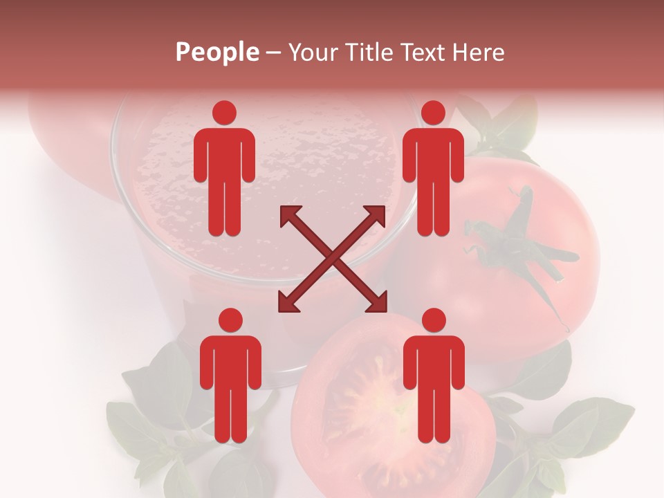 Basil Glassware Juicy PowerPoint Template