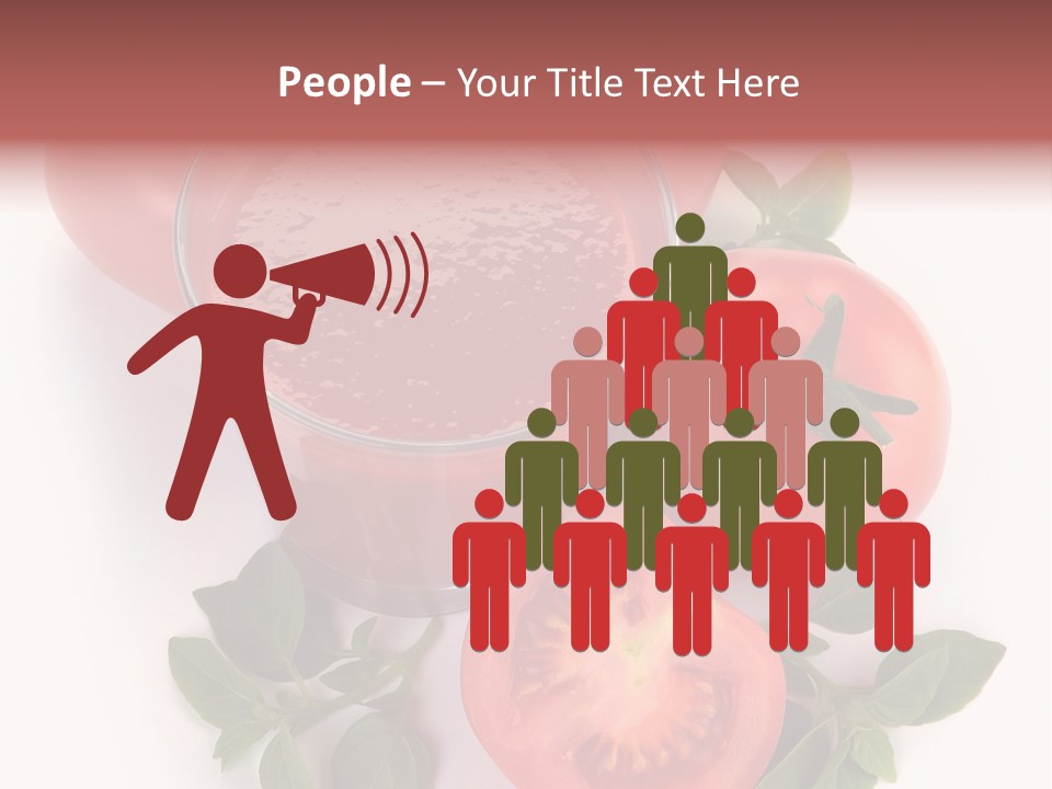 Basil Glassware Juicy PowerPoint Template