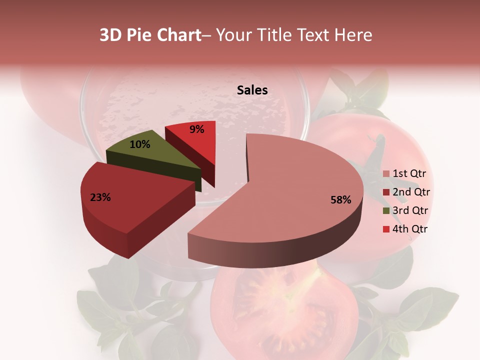 Basil Glassware Juicy PowerPoint Template