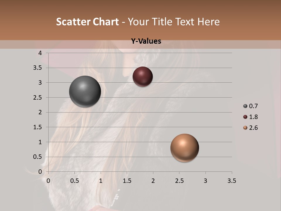 Blond  Lady PowerPoint Template