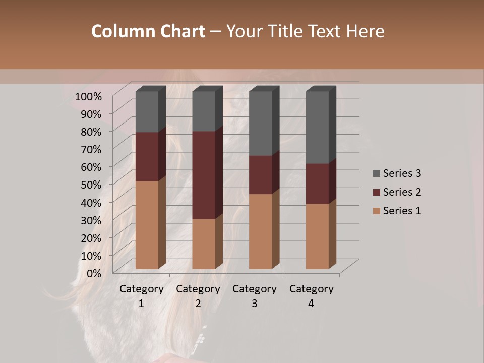 Blond  Lady PowerPoint Template