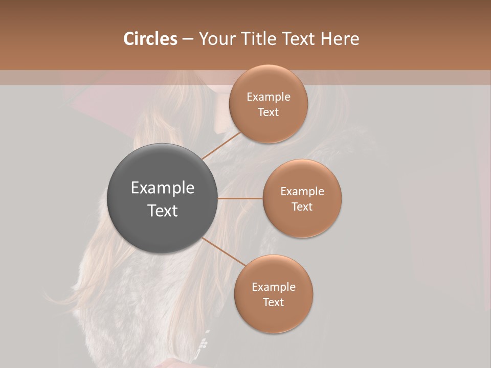 Blond  Lady PowerPoint Template