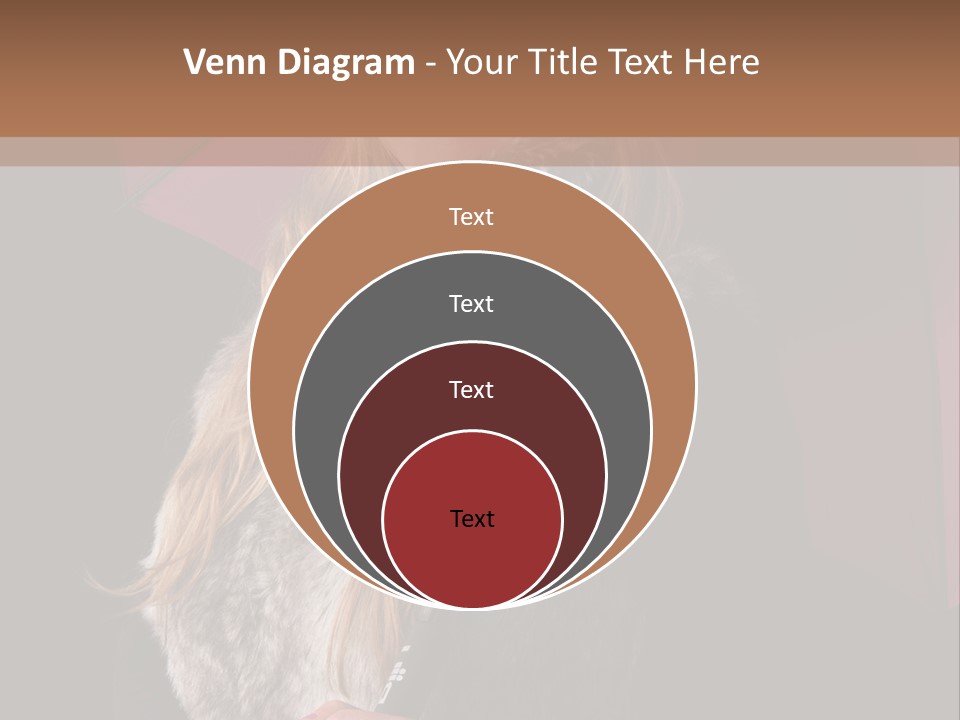 Blond  Lady PowerPoint Template