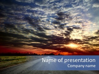 Clouds Race Voyage PowerPoint Template