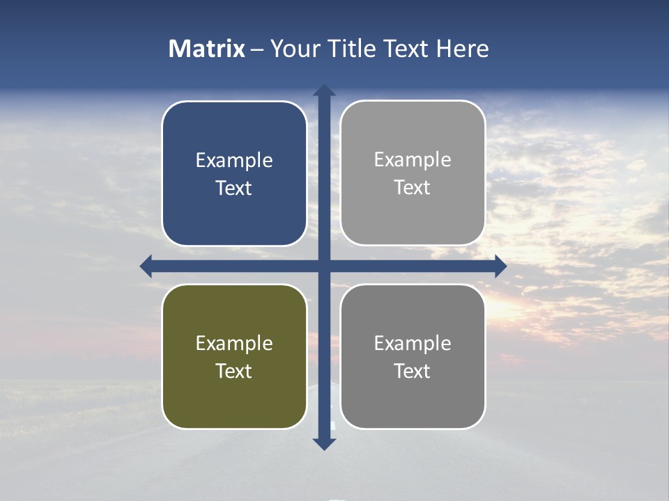 Clouds Race Voyage PowerPoint Template