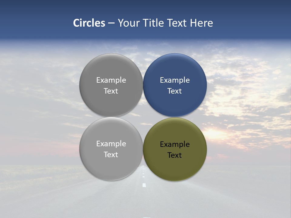 Clouds Race Voyage PowerPoint Template