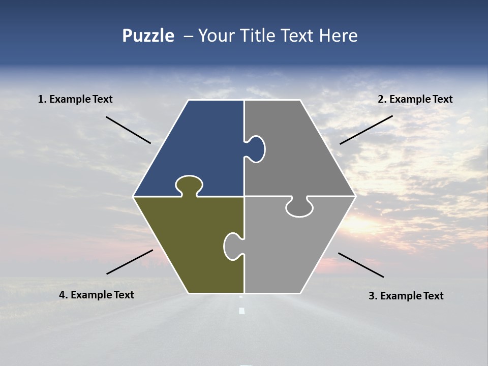 Clouds Race Voyage PowerPoint Template