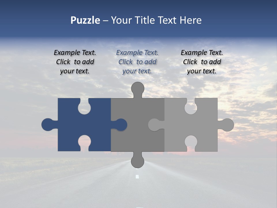 Clouds Race Voyage PowerPoint Template