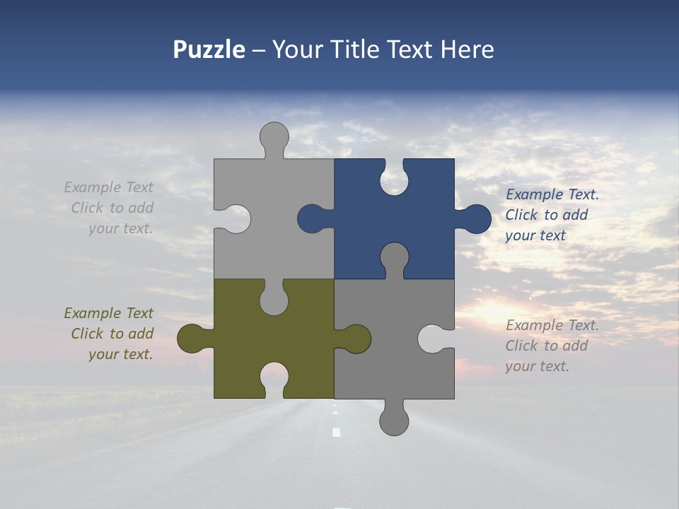 Clouds Race Voyage PowerPoint Template