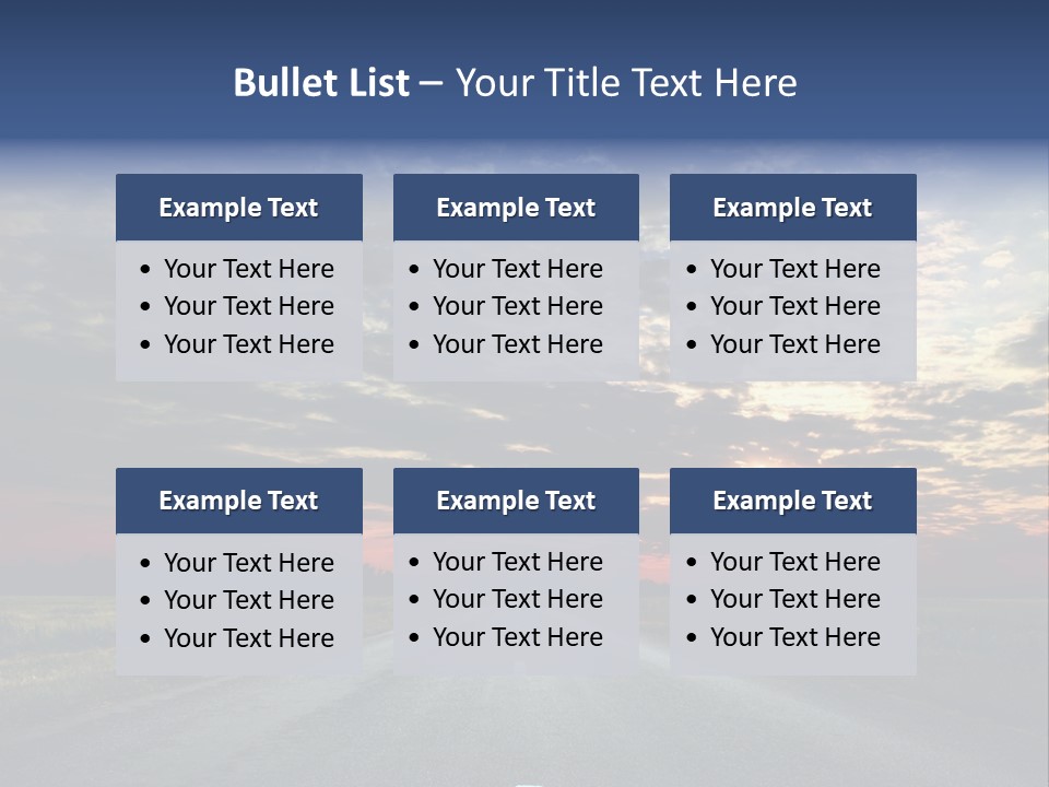Clouds Race Voyage PowerPoint Template
