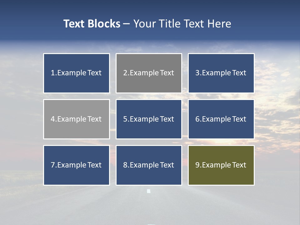 Clouds Race Voyage PowerPoint Template
