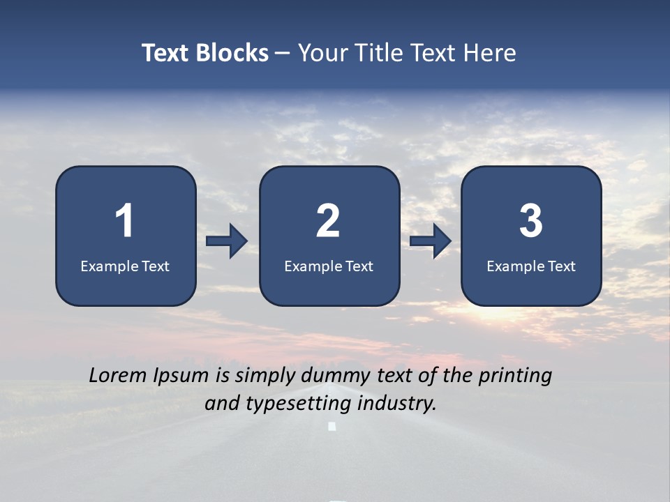 Clouds Race Voyage PowerPoint Template