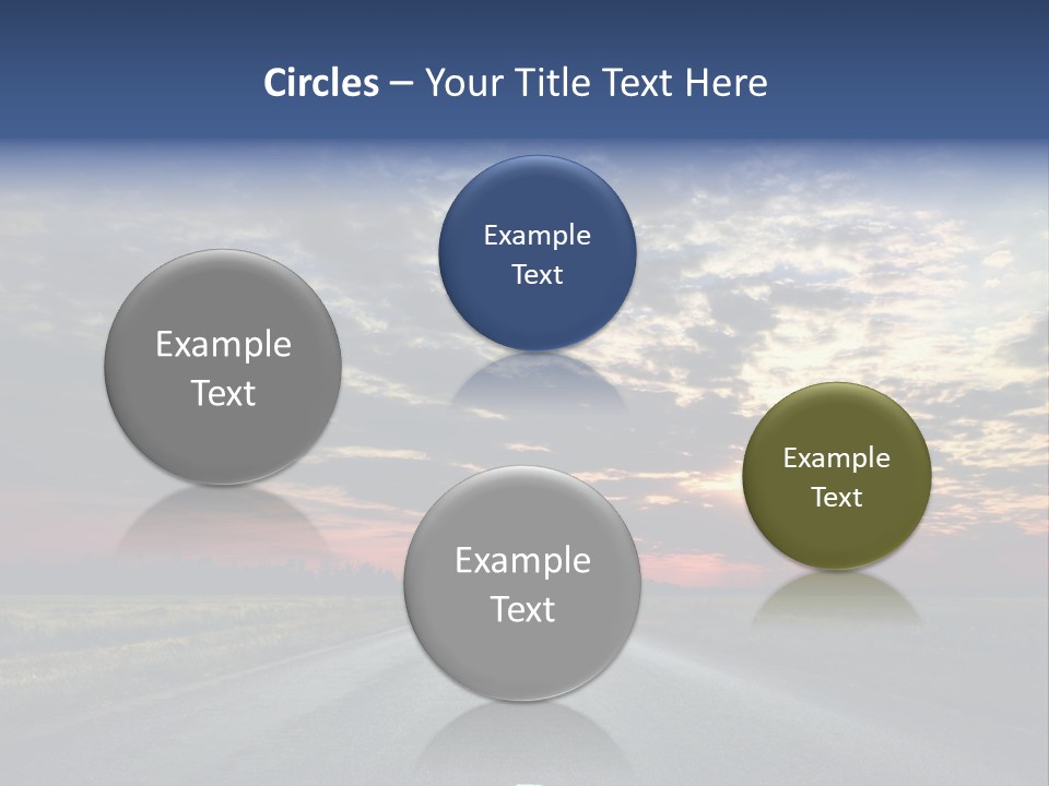 Clouds Race Voyage PowerPoint Template