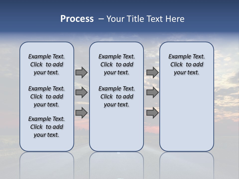 Clouds Race Voyage PowerPoint Template