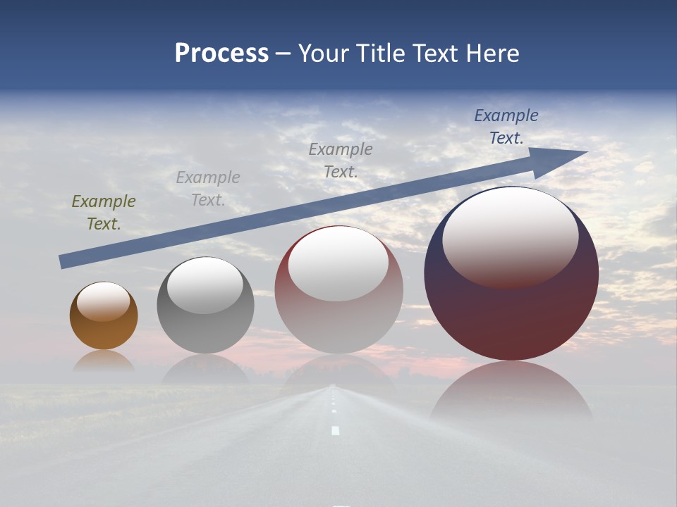 Clouds Race Voyage PowerPoint Template